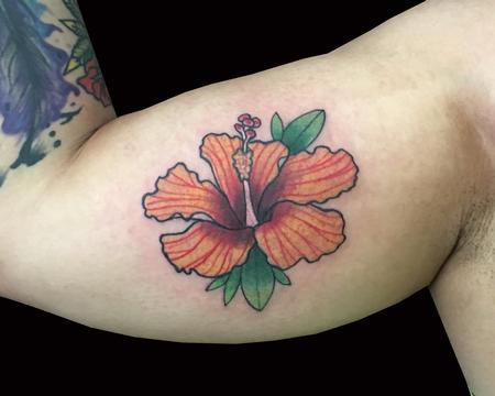 Tattoos - Hibiscus - 126041